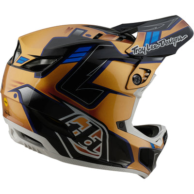 TLD D4 Composite MIPS Helmet Royalty - Black/Gold | 8Lines Shop - Fast Shipping World Wide