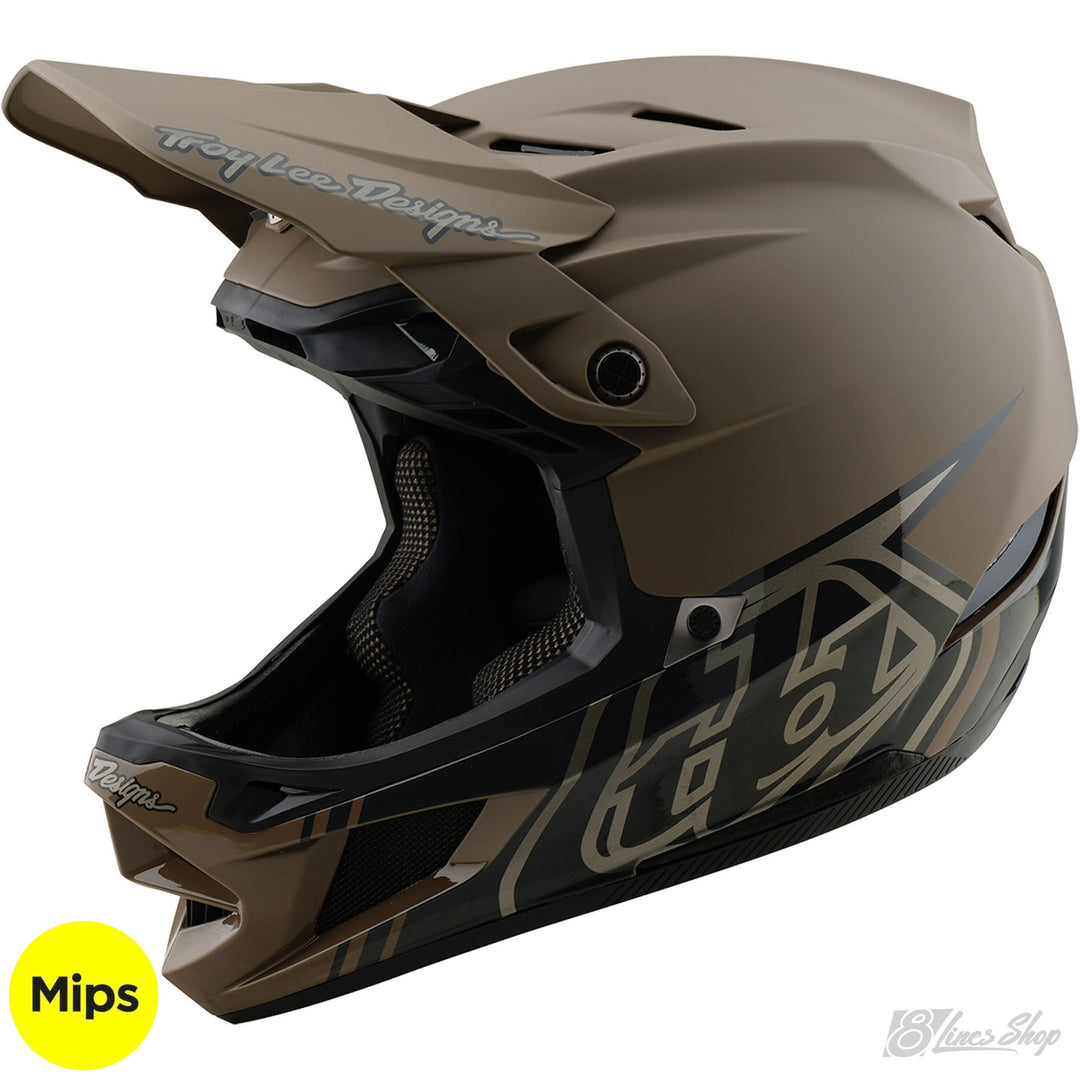 TLD D4 Composite MIPS Helmet Stealth - Caper | 8Lines Shop