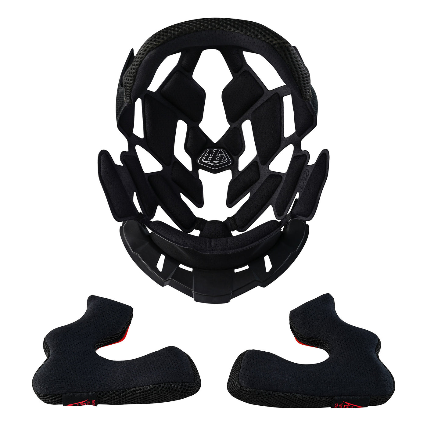 Troy Lee Designs D4 Polyacrylite Helmet Interior Set - Cheek Pads & Headliner