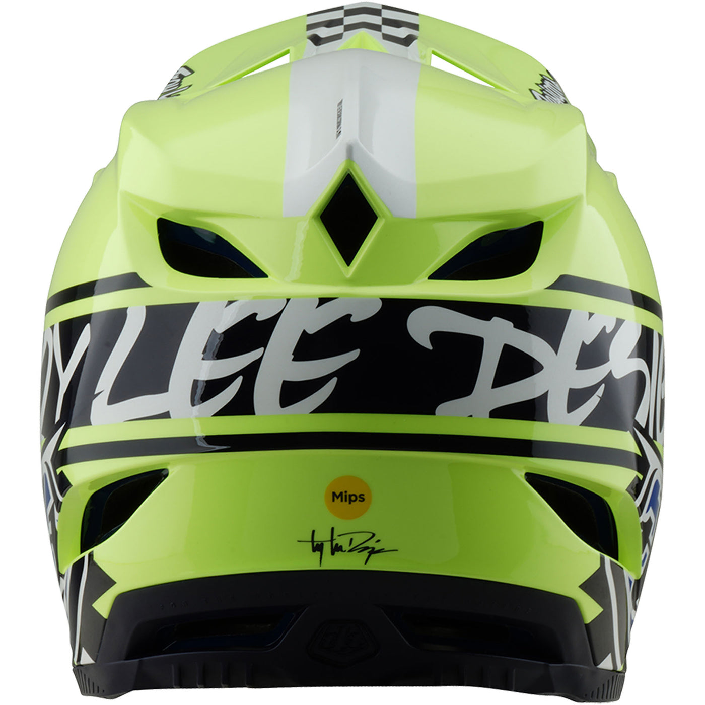 TLD D4 Polyacrylite MIPS Helmet Fifty-50 - Navy/Glo Yellow | 8Lines Shop - Fast Shipping World Wide