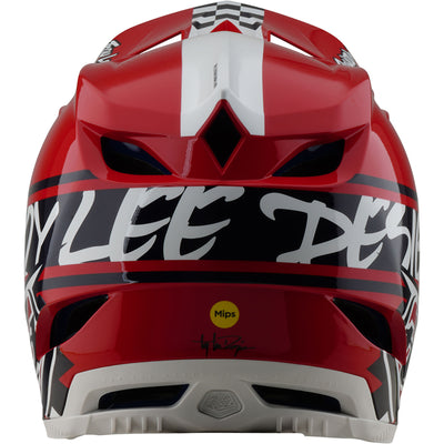 TLD D4 Polyacrylite MIPS Helmet Fifty-50 - White/Red | 8Lines Shop - Fast Shipping World Wide