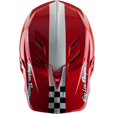 TLD D4 Polyacrylite MIPS Helmet Fifty-50 - White/Red | 8Lines Shop - Fast Shipping World Wide