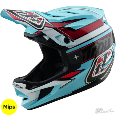 TLD D4 Polyacrylite MIPS Helmet Linear - Black | 8Lines Shop - Fast Shipping World Wide