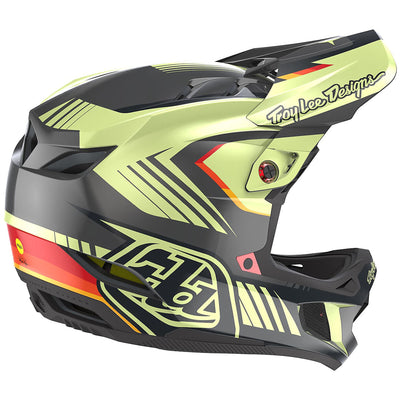 TLD D4 Polyacrylite MIPS Helmet Qualifer - Black/Yellow | 8Lines Shop - Fast Shipping World Wide
