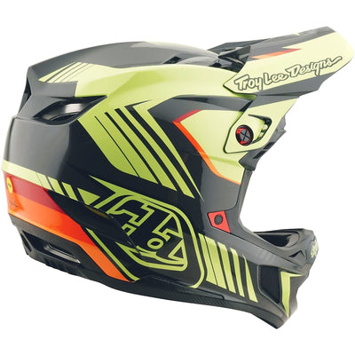 TLD D4 Polyacrylite MIPS Helmet Qualifer - Black/Yellow | 8Lines Shop - Fast Shipping World Wide