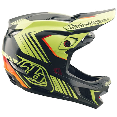 TLD D4 Polyacrylite MIPS Helmet Qualifer - Black/Yellow | 8Lines Shop - Fast Shipping World Wide