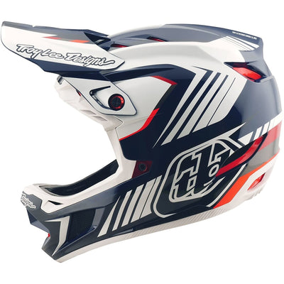 TLD D4 Polyacrylite MIPS Helmet Qualifer - Blue/White | 8Lines Shop - Fast Shipping World Wide