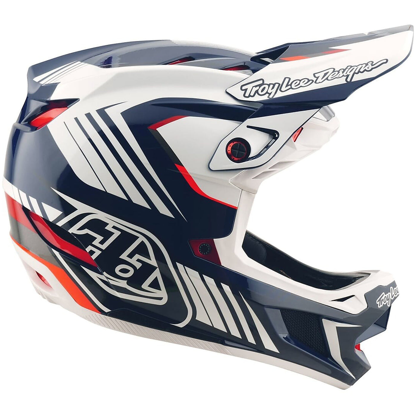 TLD D4 Polyacrylite MIPS Helmet Qualifer - Blue/White | 8Lines Shop - Fast Shipping World Wide