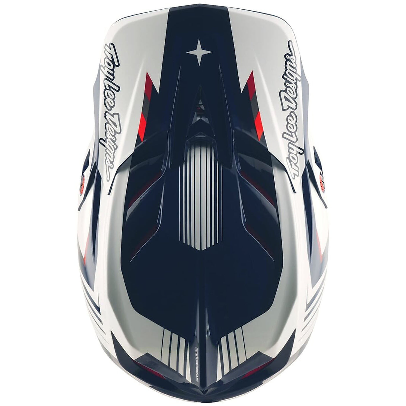 TLD D4 Polyacrylite MIPS Helmet Qualifer - Blue/White | 8Lines Shop - Fast Shipping World Wide
