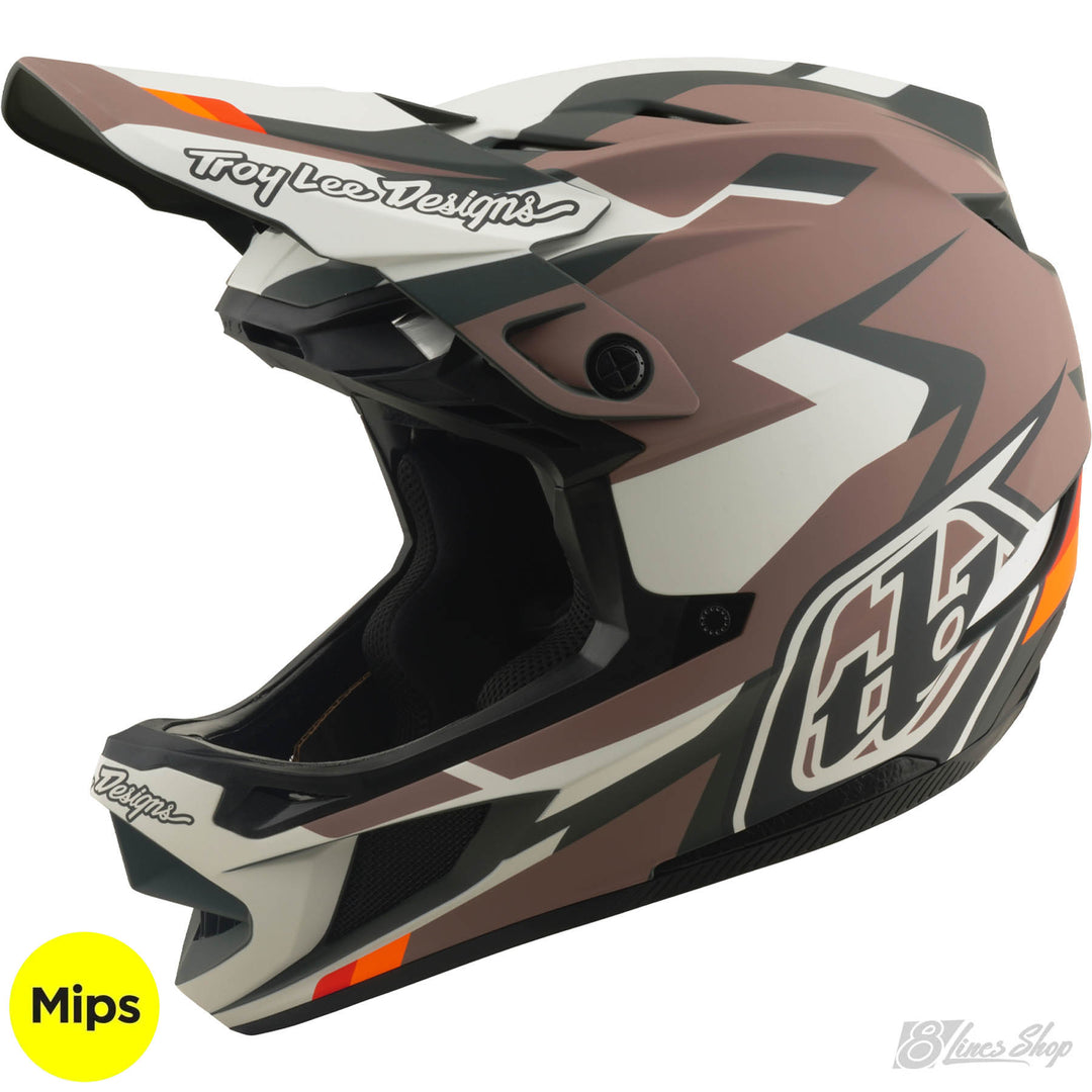 TLD D4 Polyacrylite MIPS Helmet Roamer - Clay | 8Lines Shop