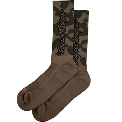 TLD Performance Socks Scrubland - Olive | 8Lines Shop - Fast Shipping World Wide