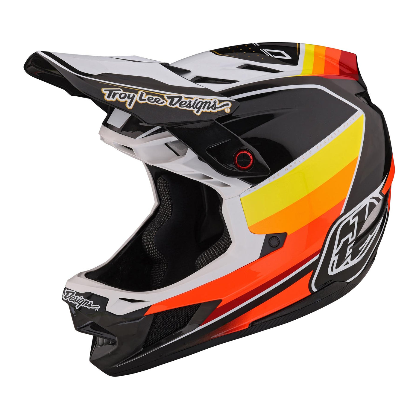 Troy Lee Designs D4 Carbon Helmet Mirage - Black/Red | 8Lines Shop - Fast Delivery World Wide