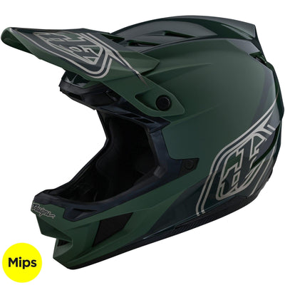 TLD D4 Polyacrylite MIPS Helmet Shadow - Olive