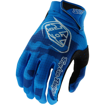 Troy Lee Designs Gloves AIR Blotted - Bright Blue | 8Lines Shop - Fast Shipping World Wide