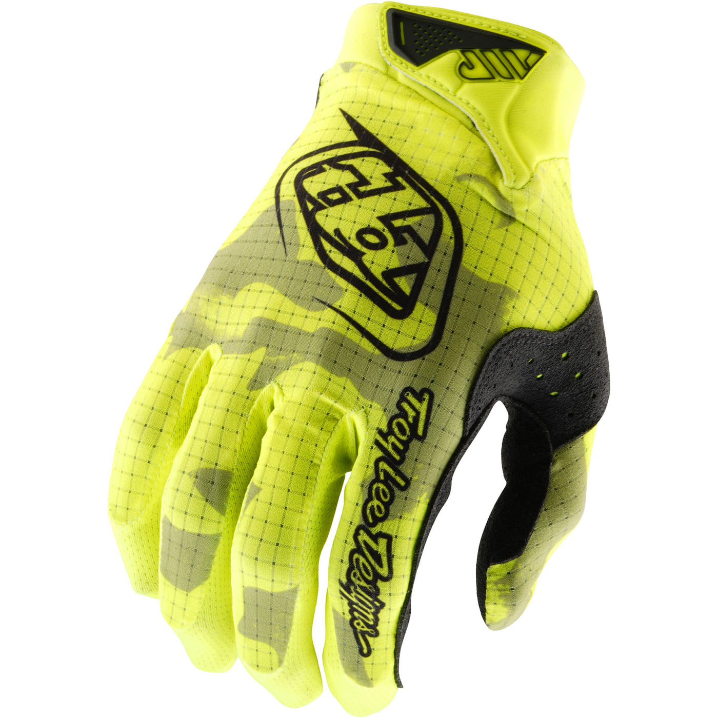 Troy Lee Designs Gloves AIR Blotted - Flo Yellow | 8Lines Shop - Fast Shipping World Wide