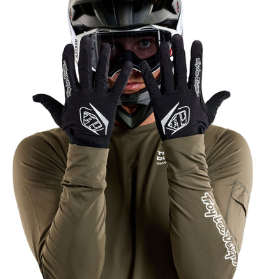 Troy Lee Designs Gloves AIR Mono - Black | 8Lines Shop - Fast Shipping World Wide