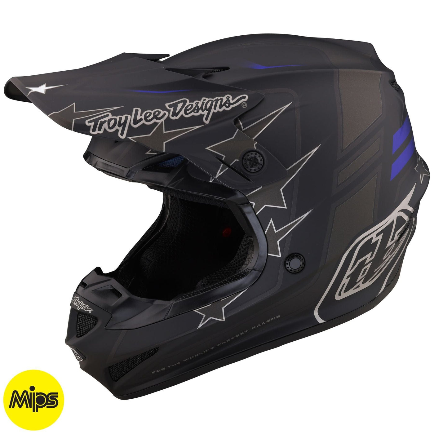Troy Lee Designs SE4 Polyacrylite Helmet Flagstaff - Black