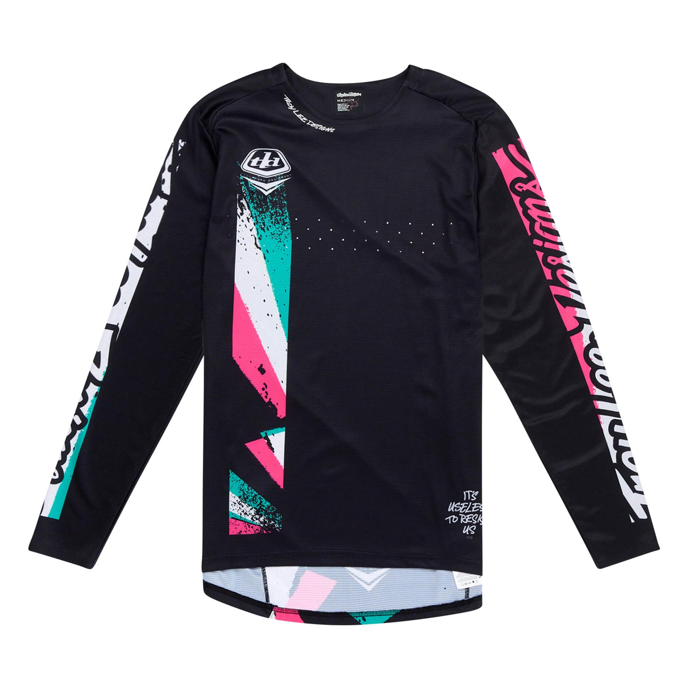 Troy Lee Designs Sprint Jersey Full Pull - Black | 8Lines Shop - Fast Shipping World Wide