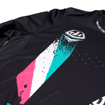 Troy Lee Designs Sprint Jersey Full Pull - Black | 8Lines Shop - Fast Shipping World Wide