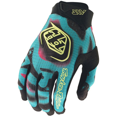 Troy Lee Designs Youth Gloves AIR Membrane Black/Glo Yellow | 8Lines Shop - Fast Shipping World Wide