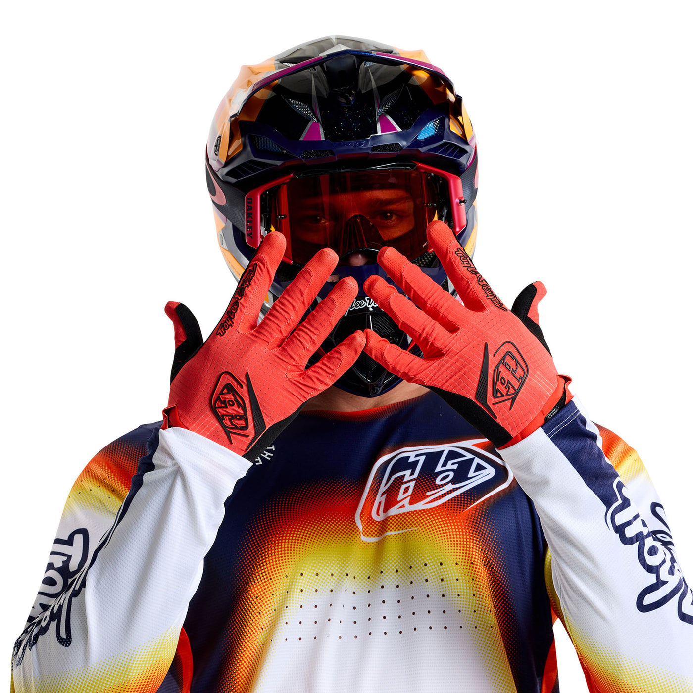 Troy Lee Designs Youth Gloves AIR Mono - Orange | 8Lines Shop - Fast Shipping World Wide