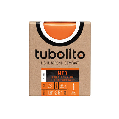 Tubolito S-Tubo-MTB Inner Tube Presta 42mm - 26" Orange | 8Lines Shop - Fast Shipping World Wide