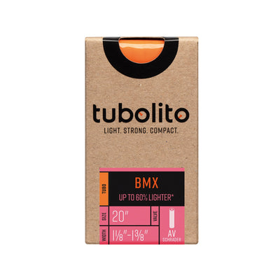 Tubolito Tubo-BMX Inner Tube 1 1/8“ to 1 3/8“ 40mm AV Schrader - Orange | 8Lines Shop - Fast Shipping World Wide