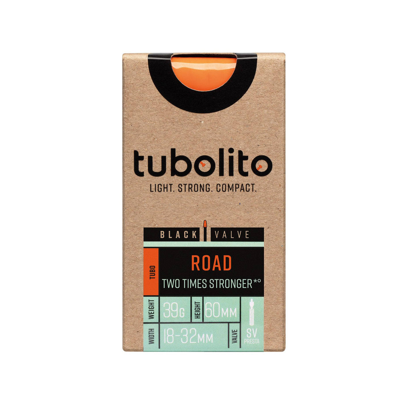 Tubolito Tubo-ROAD 700 x 18-32C Inner Tube Presta SV60 - Black | 8Lines Shop - Fast Shipping World Wide