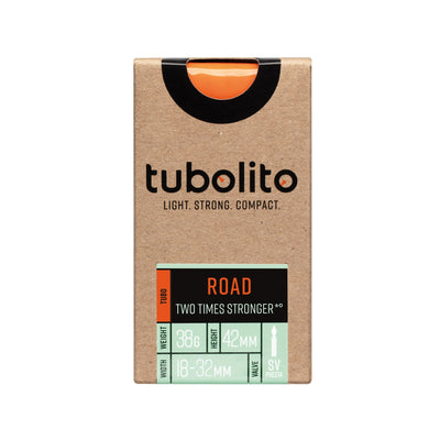 Tubolito Tubo-ROAD 700 x 18-32C Inner Tube Presta SV42 - Orange | 8Lines Shop - Fast Shipping World Wide