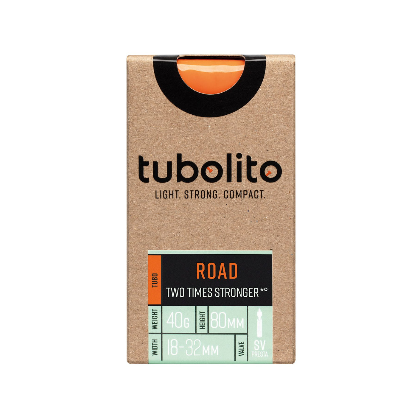 Tubolito Tubo-ROAD 700 x 18-32C Inner Tube Presta SV80 - Orange | 8Lines Shop - Fast Shipping World Wide