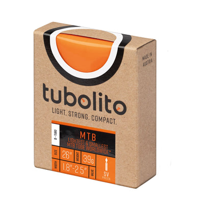 Tubolito S-Tubo-MTB Inner Tube Presta 42mm - 26" Orange | 8Lines Shop - Fast Shipping World Wide