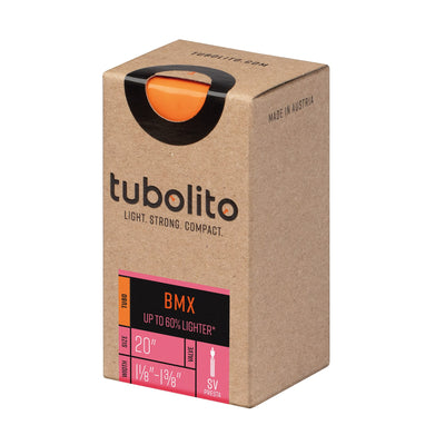 Tubolito Tubo-BMX Inner Tube 42mm Presta - Orange 1 1/8 - 1 3/8 | 8Lines Shop - Fast Shipping World Wide