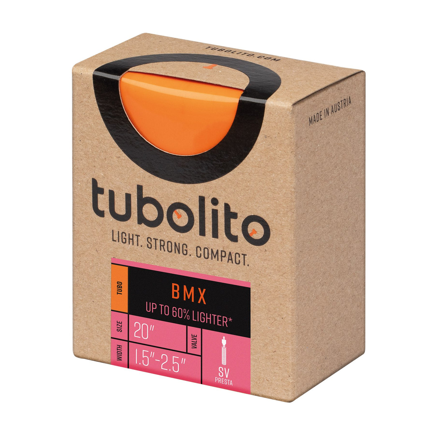 Tubolito Tubo-BMX Inner Tube 42mm Presta - Orange 1.5" -2.5" | 8Lines Shop - Fast Shipping World Wide