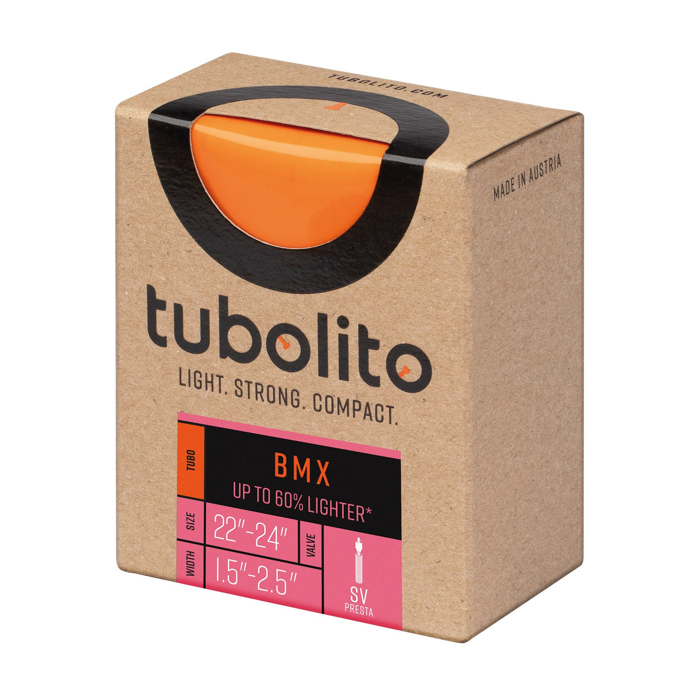 Tubolito Tubo-BMX Inner Tube SV42 Presta - Orange 22"-24" 1.5" -2.5" | 8Lines Shop - Fast Shipping World Wide