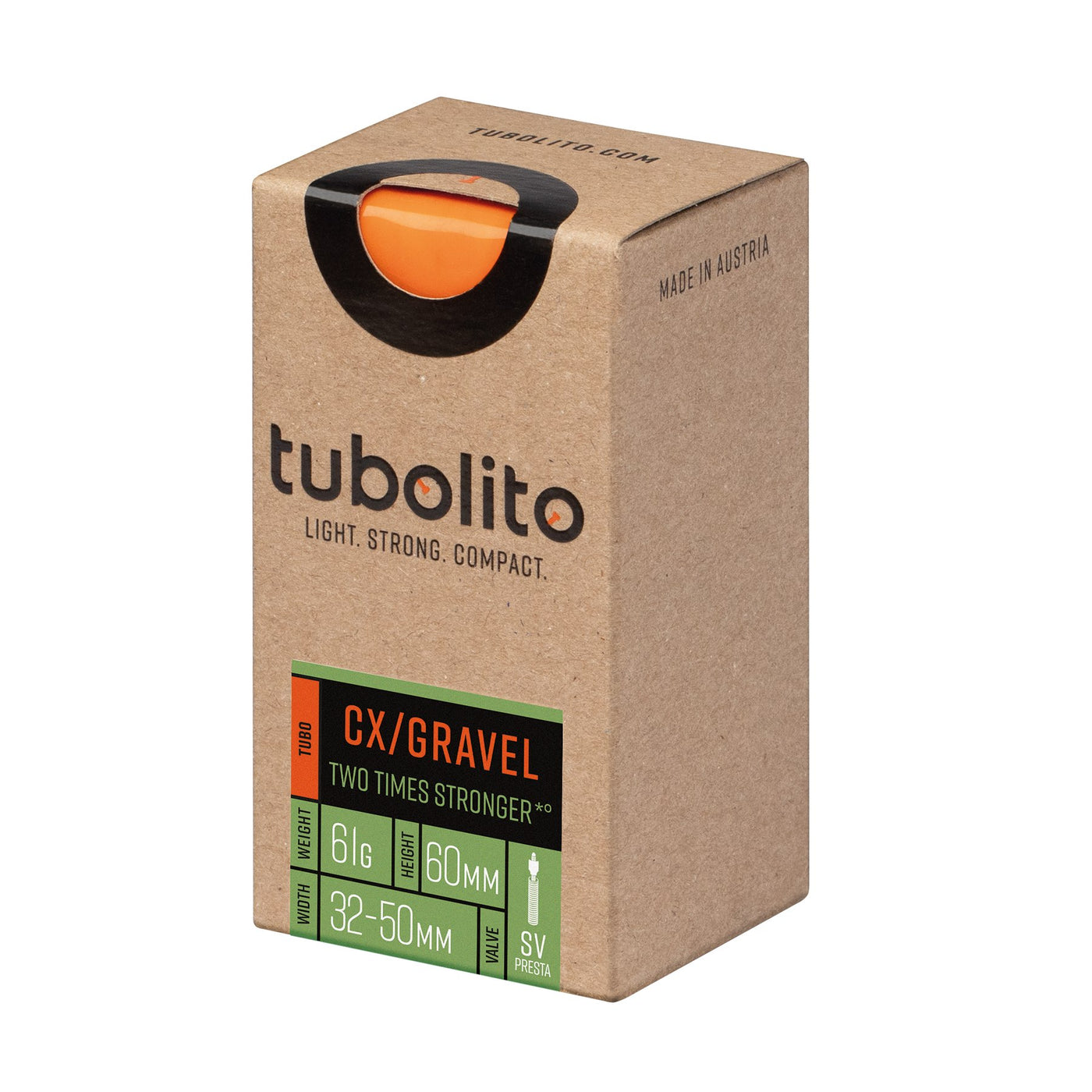 Tubolito Tubo-CX/GRAVEL 32-50C Inner Tube Presta SV60 - Orange | 8Lines Shop - Fast Shipping World Wide