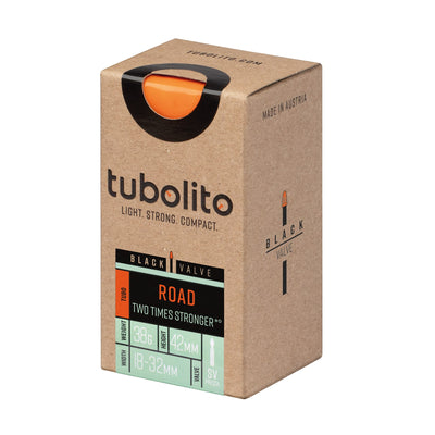 Tubolito Tubo-ROAD 700 x 18-32C Inner Tube Presta SV42 - Black | 8Lines Shop - Fast Shipping World Wide