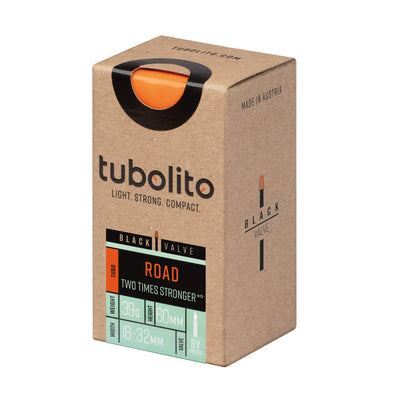 Tubolito Tubo-ROAD 700 x 18-32C Inner Tube Presta SV60 - Black | 8Lines Shop - Fast Shipping World Wide
