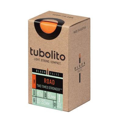Tubolito Tubo-ROAD 700 x 18-32C Inner Tube Presta SV80 - Black | 8Lines Shop - Fast Shipping World Wide