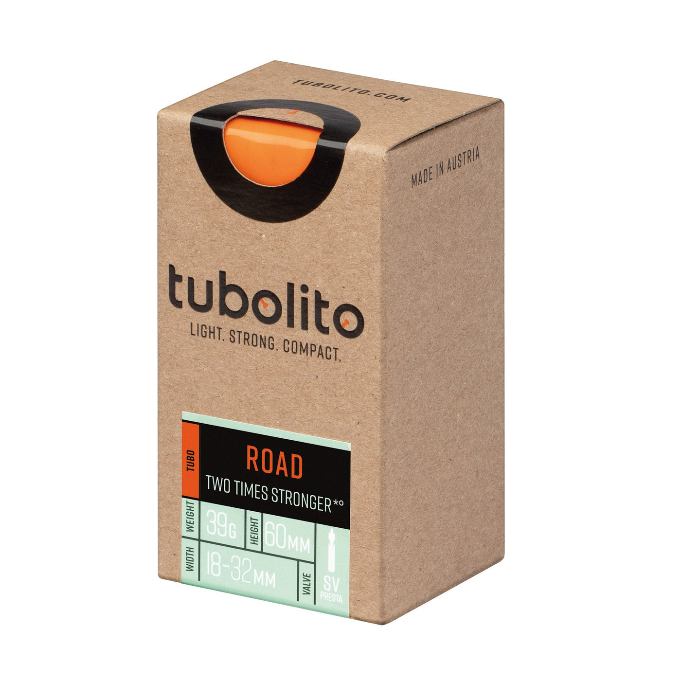 Tubolito Tubo-ROAD 700 x 18-32C Inner Tube Presta SV60 - Orange | 8Lines Shop - Fast Shipping World Wide