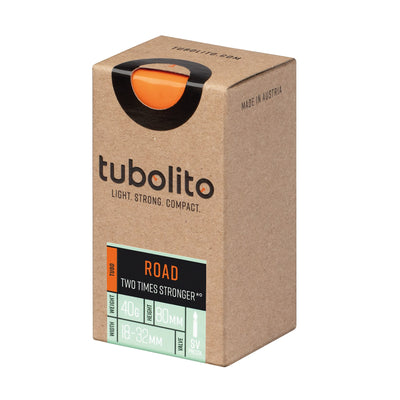 Tubolito Tubo-ROAD 700 x 18-32C Inner Tube Presta SV80 - Orange | 8Lines Shop - Fast Shipping World Wide