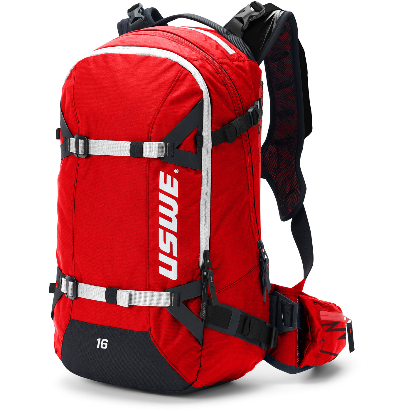 USWE Carve Winter 16L Hydration Compatible Daypack - Red | 8Lines Shop - Fast Shipping