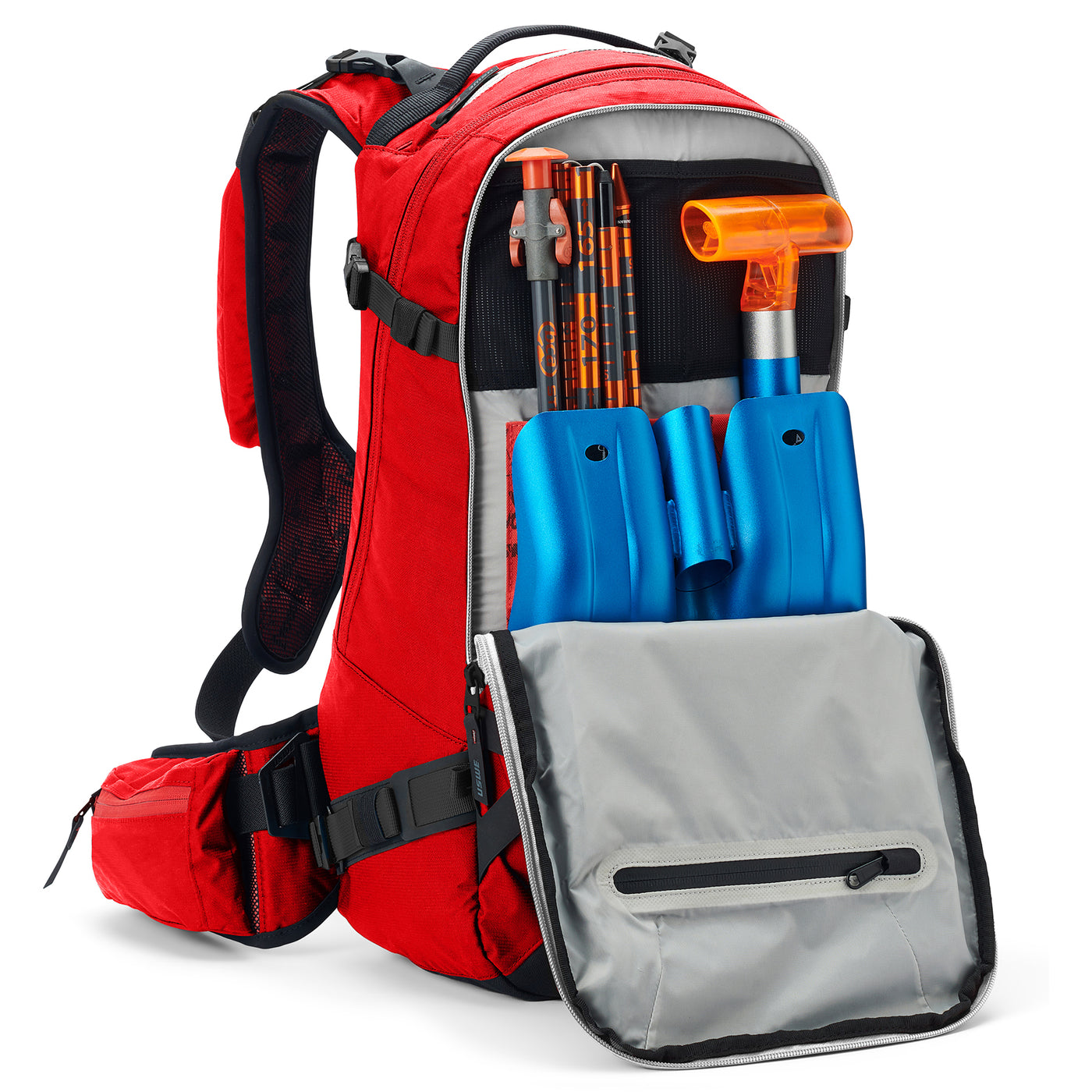 USWE Carve Winter 25L Hydration Compatible Daypack - Red | 8Lines Shop - Fast Shipping