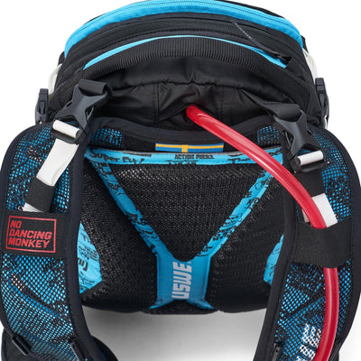 USWE Flow 16L Hydration Compatible MTB Protector Pack - Black/Blue | 8Lines Shop