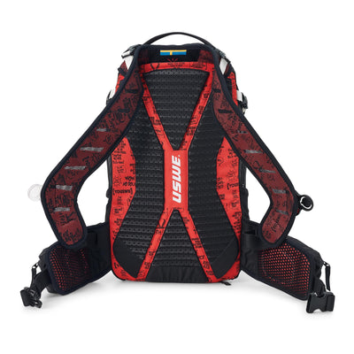 USWE Flow 16L Hydration Compatible MTB Protector Pack - Black/Red | 8Lines Shop