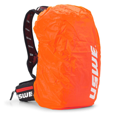 USWE Flow 16L Hydration Compatible MTB Protector Pack - Black/Red | 8Lines Shop