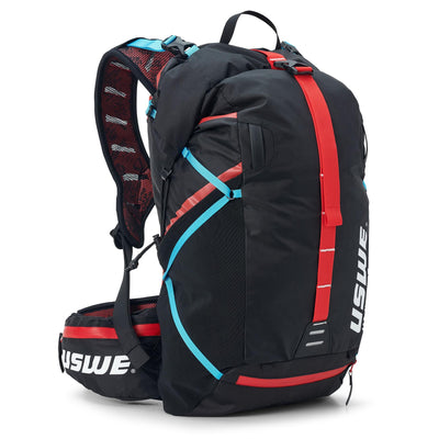 USWE Hajker 18L MTB & Hiking Rolltop Daypack - Carbon Black | 8Lines Shop - Fast Shipping