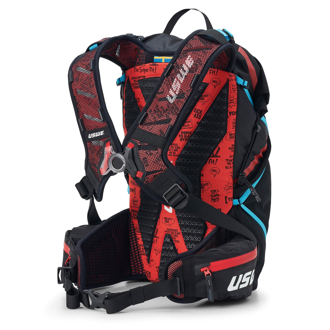 USWE Hajker 24L MTB & Hiking Rolltop Daypack - Carbon Black | 8Lines Shop - Fast Shipping