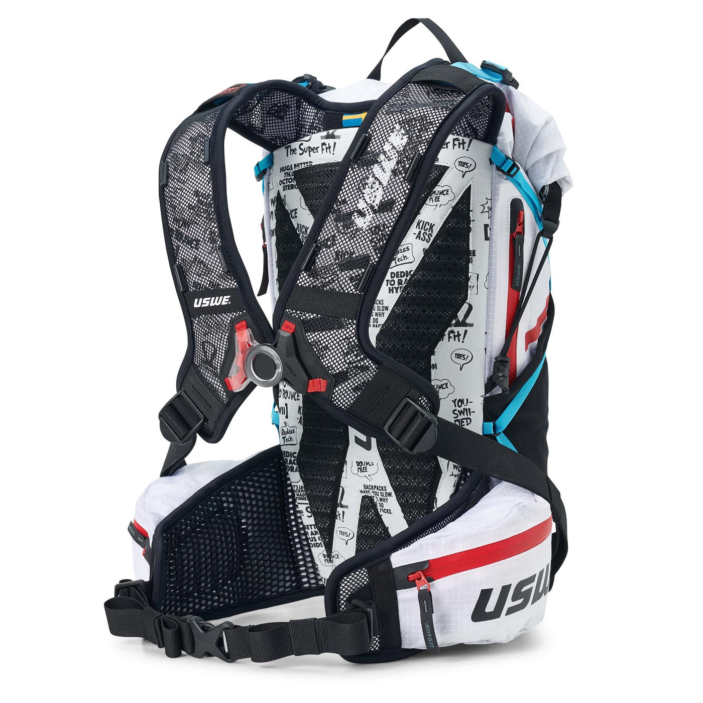 USWE Hajker Pro 18L MTB & Hiking Rolltop Daypack - White | 8Lines Shop - Fast Shipping