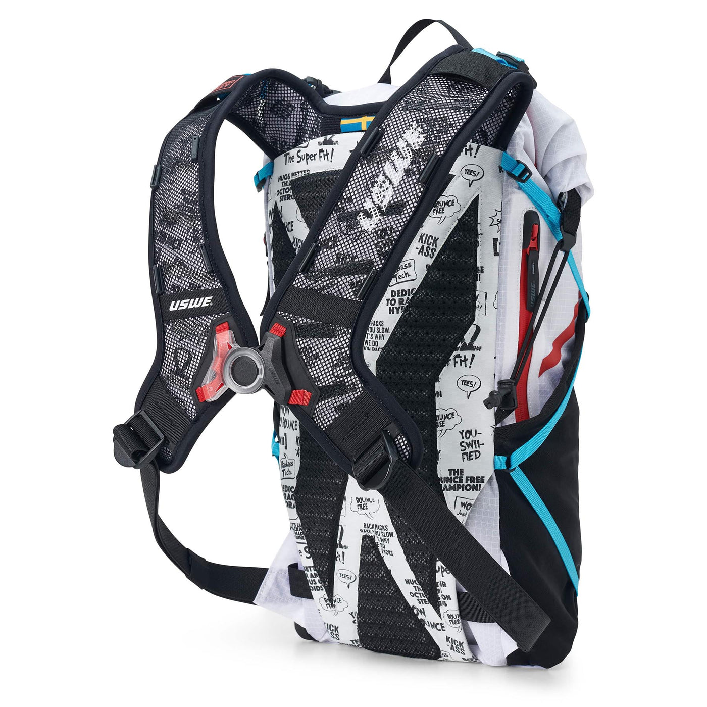 USWE Hajker Pro 18L MTB & Hiking Rolltop Daypack - White | 8Lines Shop - Fast Shipping