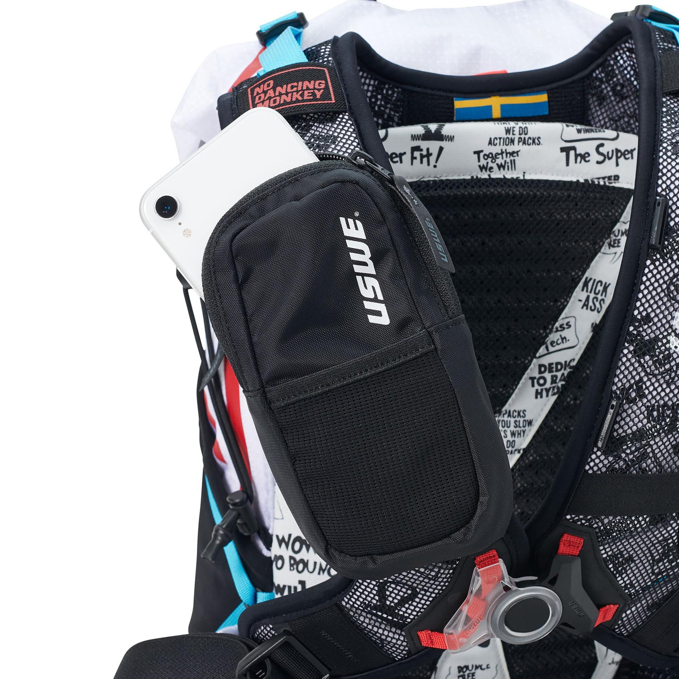 USWE Hajker Pro 18L MTB & Hiking Rolltop Daypack - White | 8Lines Shop - Fast Shipping